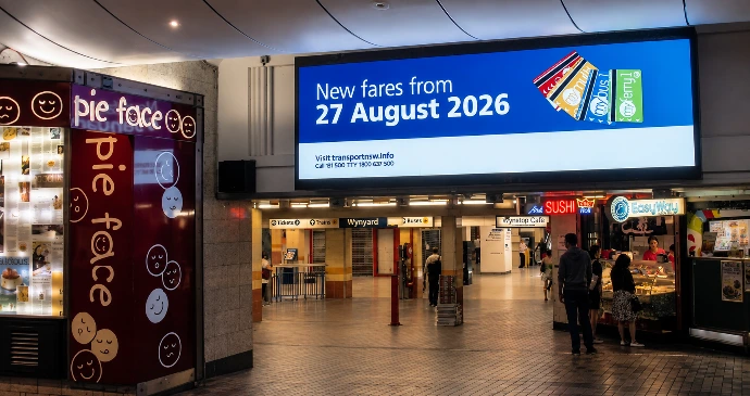 LED display installation by Innovateq