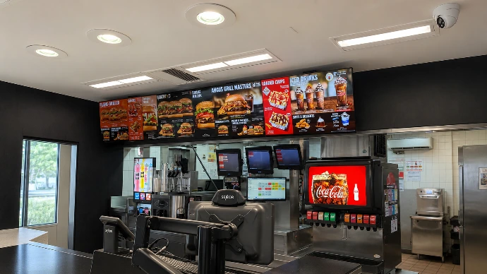 Hungry Jacks front of house technology fit-out by Innovateq