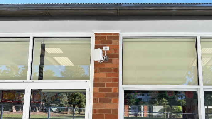 Wireless access point installation in a school by Innovateq
