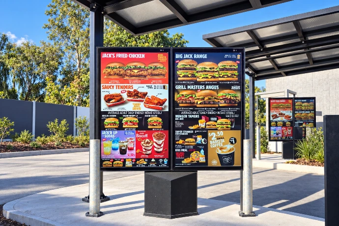 Hungry Jacks store technology fit-out by Innovateq