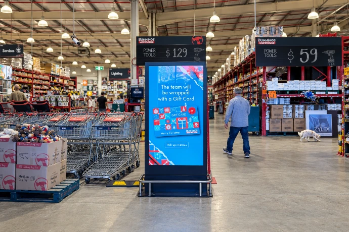 Bunnings in-store kiosk installation by Innovateq