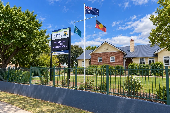 Outdoor LED display installation at Coomera