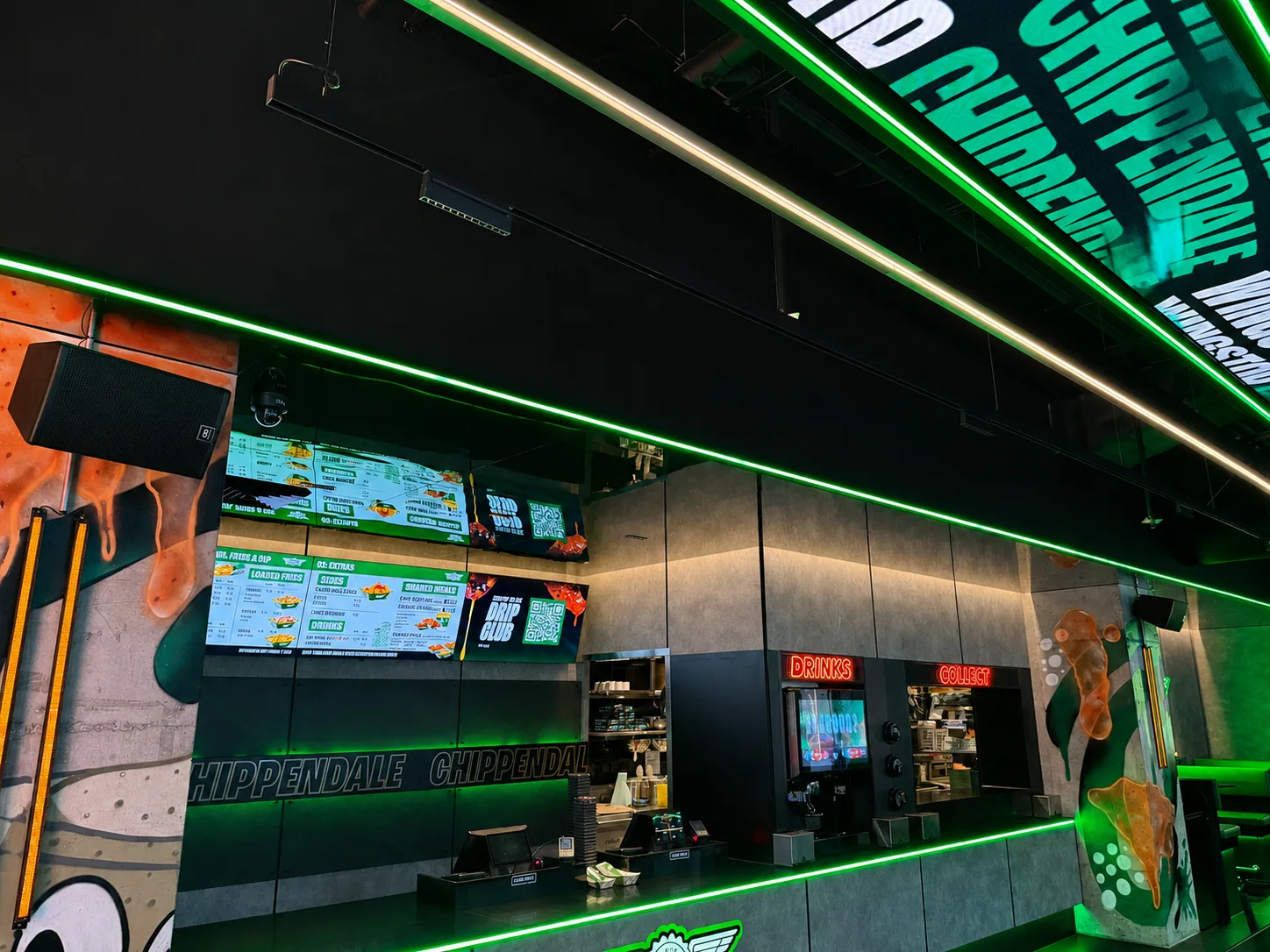 Wingstop Australia store fit-out by Innovateq
